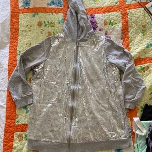 SEQUIN HOODIE